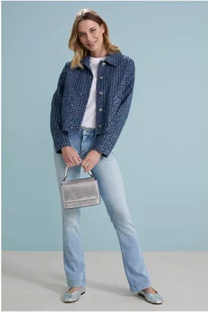 LTB Flared jeans light blue denim