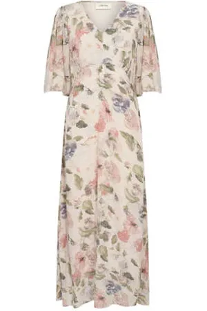 Cream Maxi jurk ecru