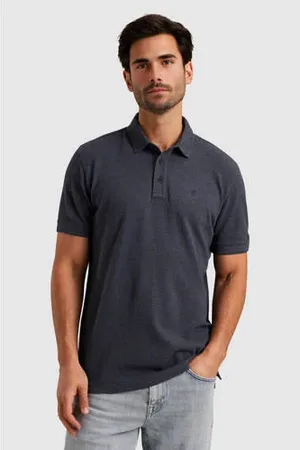 Cast Iron Regular polo grijs