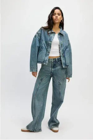 Refined Department High waist wide leg jeans