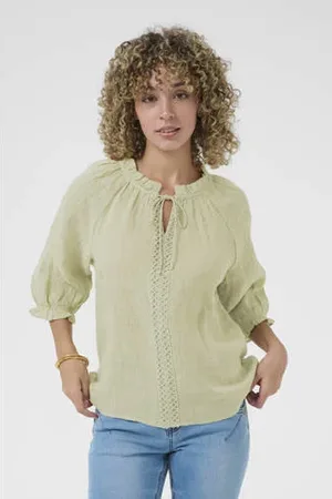 Cream Blousetop