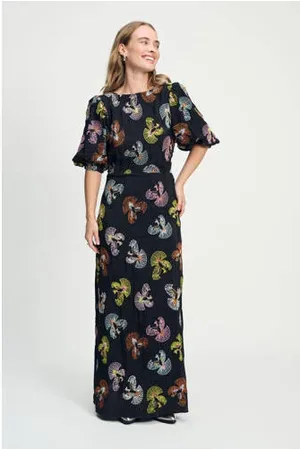 POM Amsterdam Maxi jurk zwart