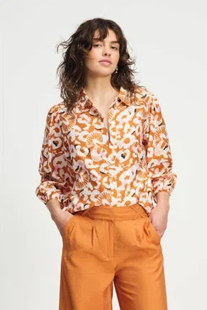 POM Amsterdam Blouse oranje