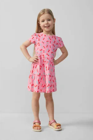 QS by s.Oliver Korte jurk roze