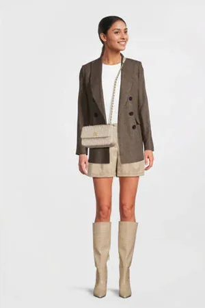 NIKKIE. Crossbody tas Ann Tonal Jacquard