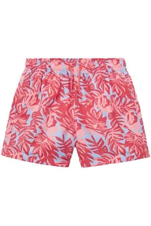 MANGO Zwemshort koraalrood/roze/lichtblauw