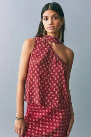 MANGO One shoulder top