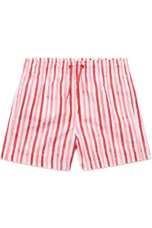 MANGO Zwemshort rood/wit/roze