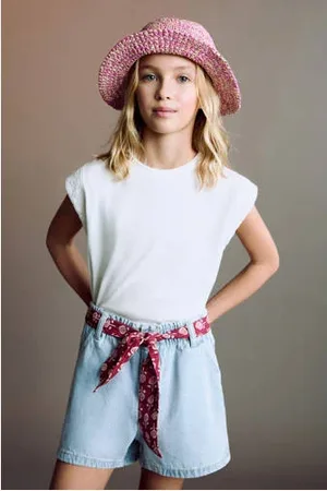 MANGO Denim short