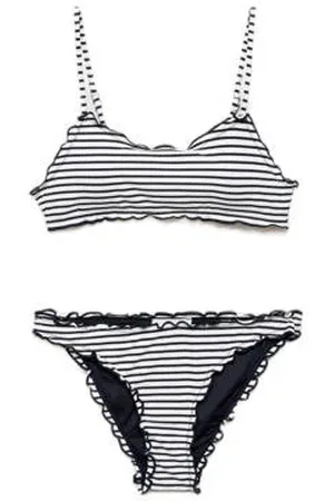 MANGO Bikini zwart/wit
