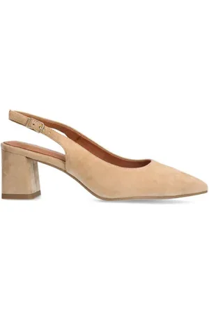 No Stress Suède slingback pumps