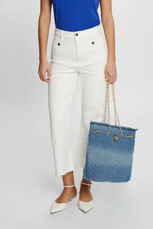Morgan Straight high waist cropped broek