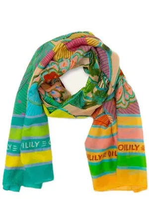 Oilily Sjaal Artisan met bloemen