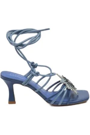 Fabienne Chapot Carrie Heel leren sandalettes