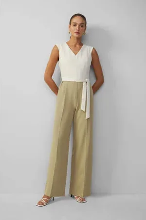 QS by s.Oliver Jumpsuit ecru