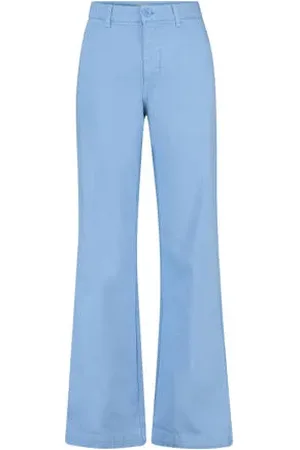 Claudia Sträter CLAUDIA BY CLAUDIA STRÄTER high waist wide leg jeans light blue denim