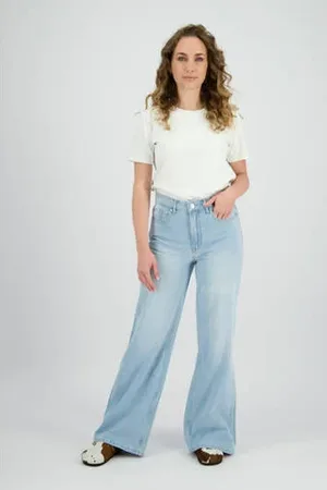 Raizzed Regular waist wide leg jeans Sky