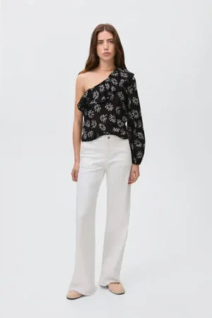 MANGO One shoulder top
