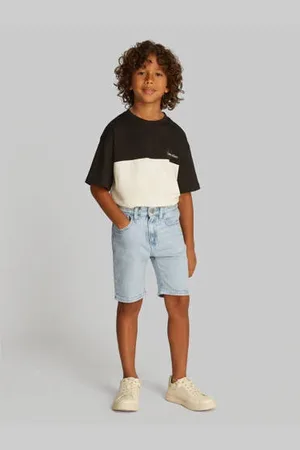 Calvin Klein Denim short light blue denim