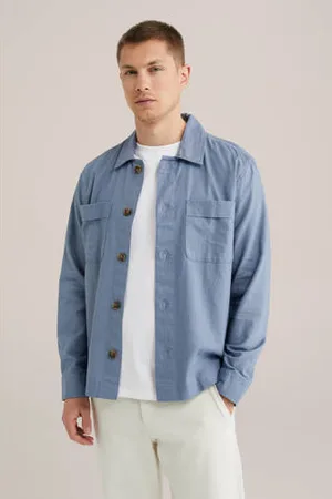 WE Fashion Overshirt blauw