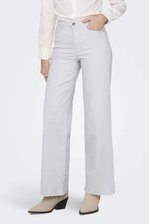 ONLY High waist wide leg jeans