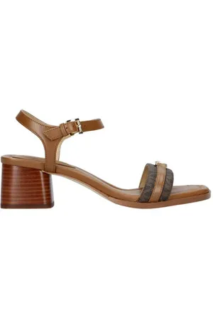 Michael Kors Mandy leren sandalettes