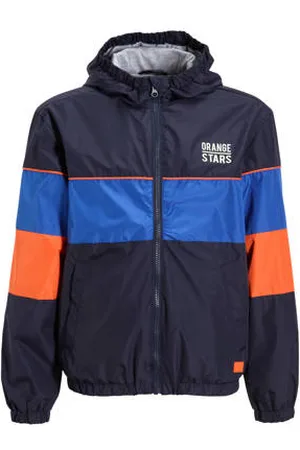 Orange stars Colourblock sporty jacket