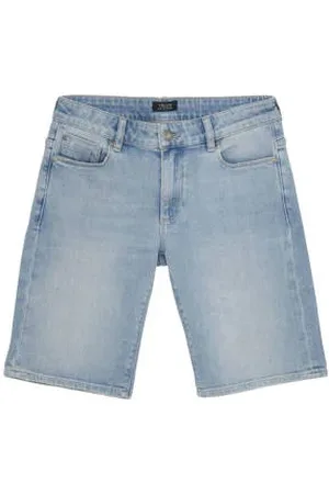 Rellix Straight denim short light blue denim