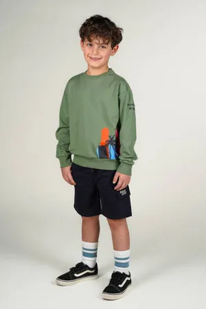Moodstreet Sweater kaki
