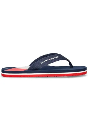Tommy Hilfiger Mick teenslippers donerblauw