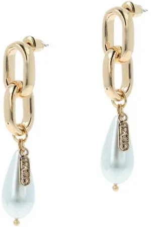 Otazu Gold plated oorbellen Shackle Pearl
