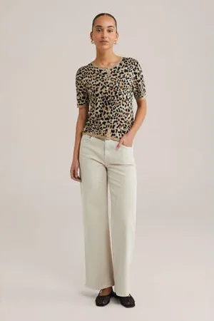 WE Fashion Gebreid vest beige
