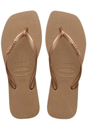 Havaianas Square Logo Metallic teenslippers