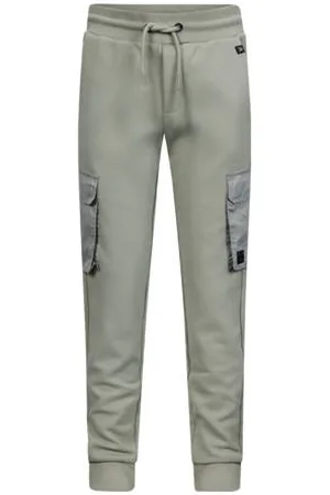 Retour Straight cargo broek groen