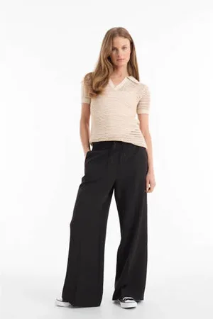 Anytime Sporty wide leg broek