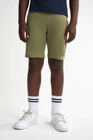 Petrol Industries Sweatshort olijfgroen