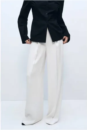 MANGO High waist broek