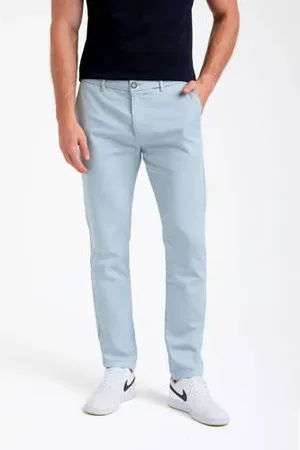 Gabbiano Slim chino lichtblauw