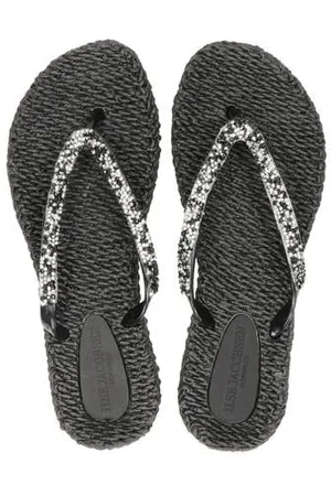 Ilse Jacobsen Cheerful teenslippers met sierstenen