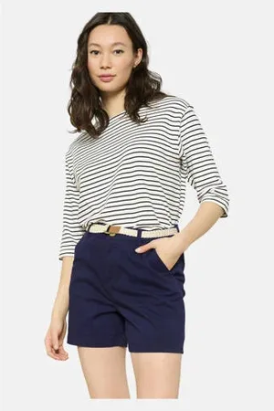 LolaLiza Wide leg regular waist chino short