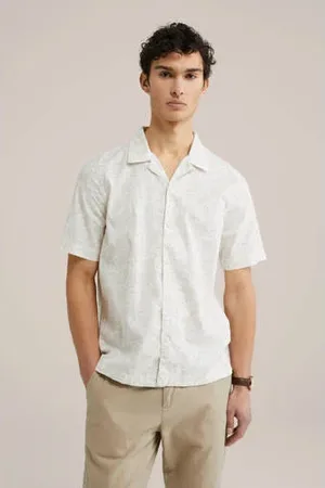 WE Fashion Casual overhemd beige