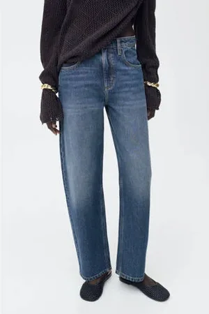 MANGO Wide leg jeans
