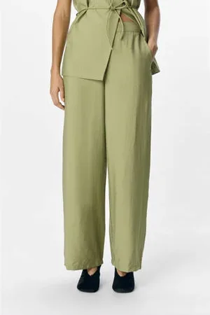 Object Wide leg high waist palazzo broek