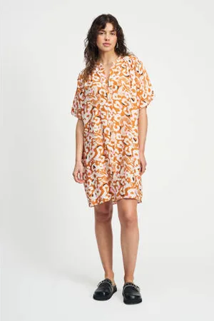 POM Amsterdam Zomerjurk oranje