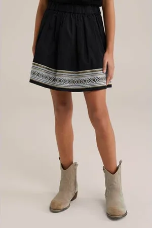 WE Fashion Korte rok zwart
