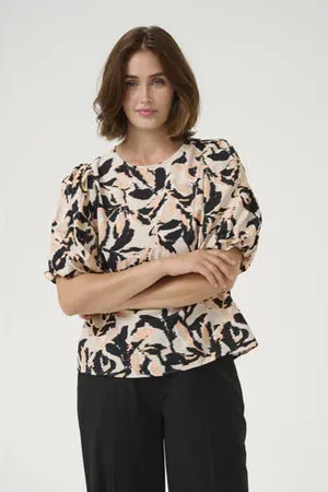 Kaffe Top beige