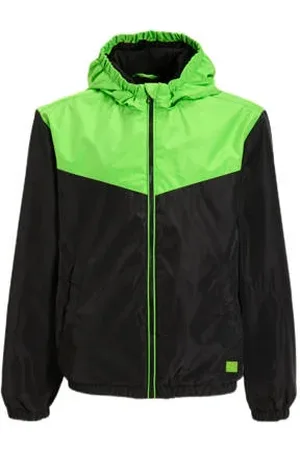 Orange stars Hooded jacket