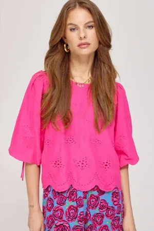 Harper & Yve Blousetop broderie