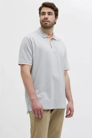 JACK & JONES Regular polo grijsgroen