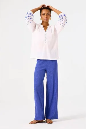 Garcia Straight high waist casual broek
